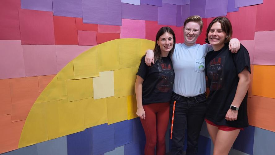 Senior students and their hall's community coordinator