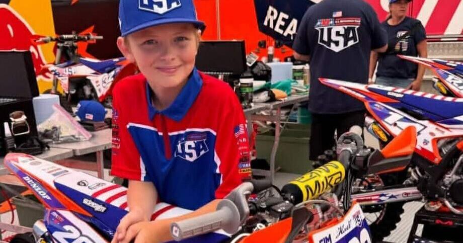 Hall fights through pain, competes at major motocross events