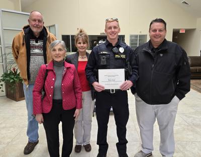 William and Rose Mueller of Valdese donated $5,000 to name a small space in the new Burke Animal Services building designated for volunteers after Valdese Code Enforcement Officer Dylan Hicks in recognition of his dedication to animal welfare and commun...