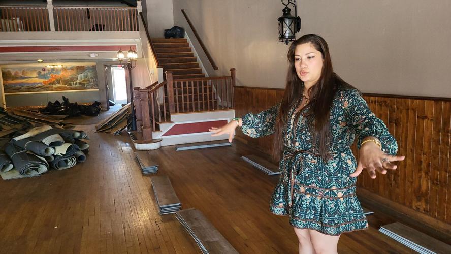 Brenda Mora-Tilem discusses plans for The Allard in Valdese