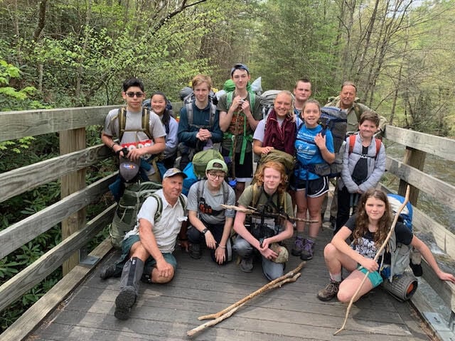 Appalachian trail backpacking