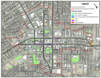 New parking map