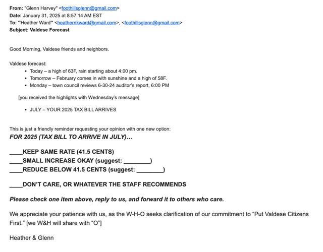 Unauthorized email