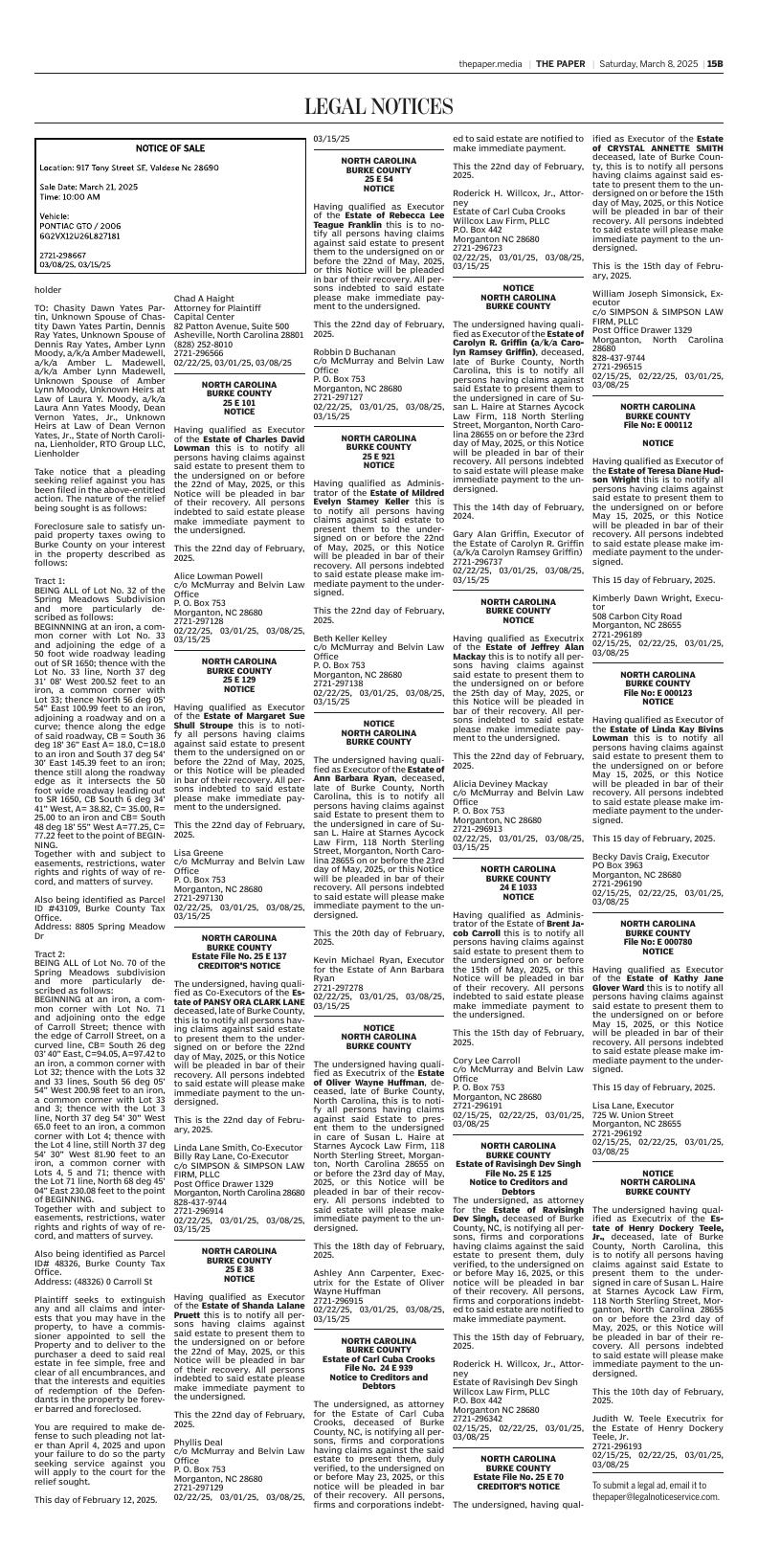 Page B15