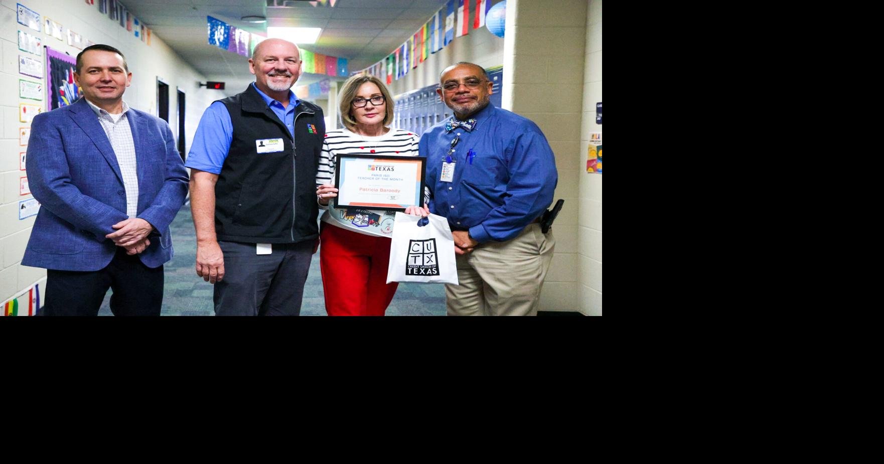Business Brief: PHS/CUTX name Teacher of Month | News