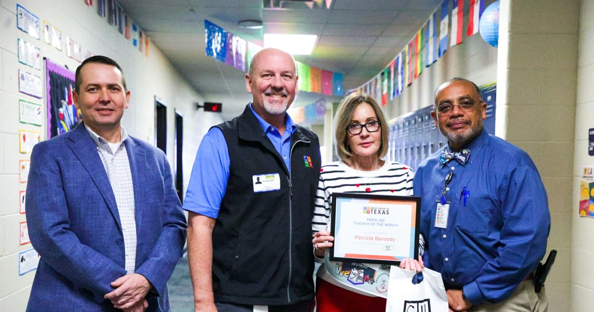 Business Brief: PHS/CUTX name Teacher of Month | News Business Brief: PHS/CUTX name Teacher of Month | News