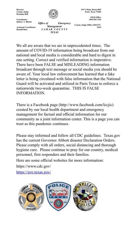 Law Enforcers Keep Guard Up For Covid 19 Scams Free Theparisnews