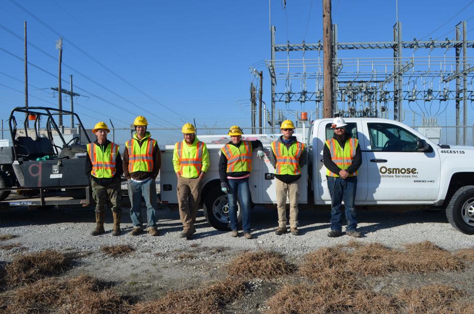 Osmose Inspecting Poles for Lamar Electric Cooperative News