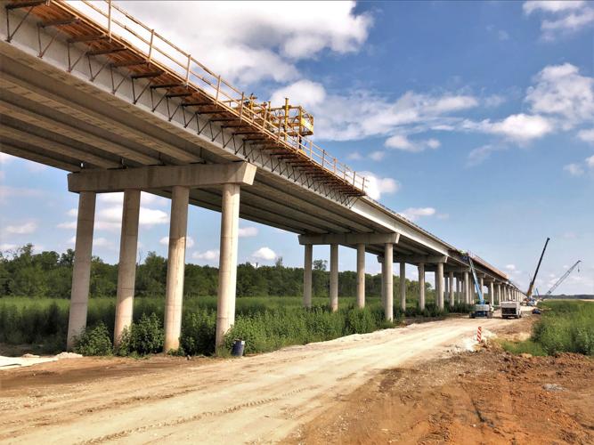 Lake benefits far reaching Construction for Bois d’Arc Lake in line