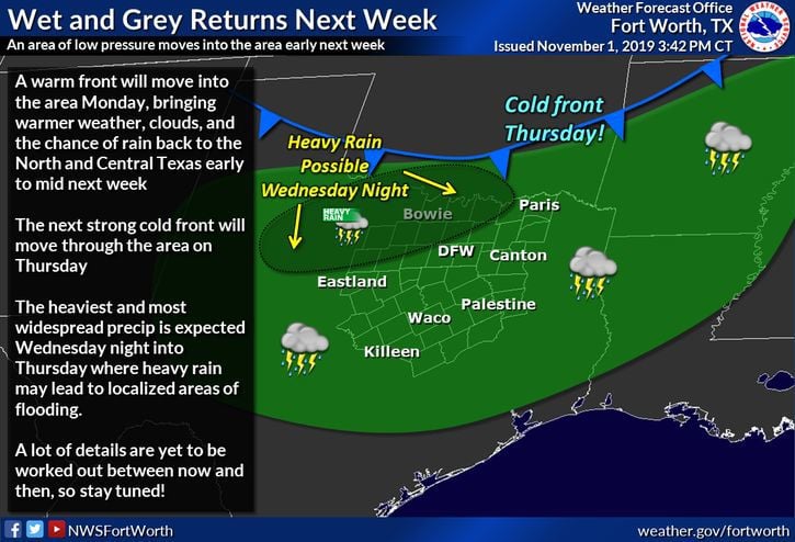 Forecast For Sunday, Nov. 3: A Sunny, Warm Start To Standard Time ...