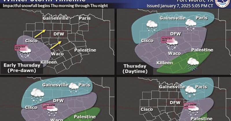 Free: Winter storm warning issued for Thursday, Friday | News ...