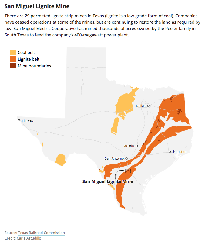Texas coal companies are leaving behind contaminated land. The state is