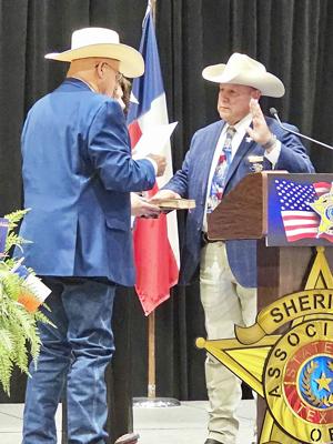 Lamar County Sheriff Scott Cass sworn in as President of the Texas Sheriff’s Association