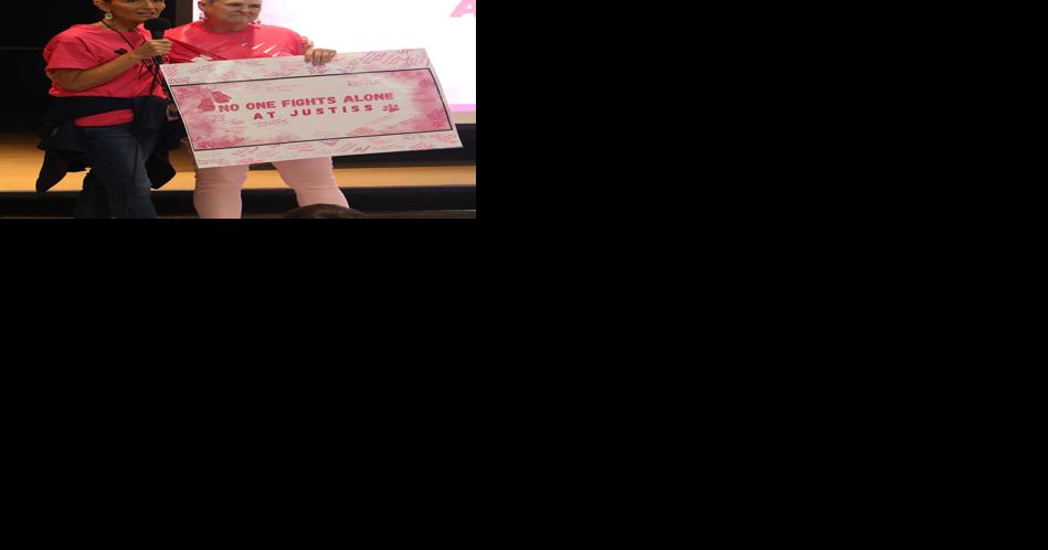 Justiss holds Pink-Out Assembly to support one of its own teachers - Vimarsana News
