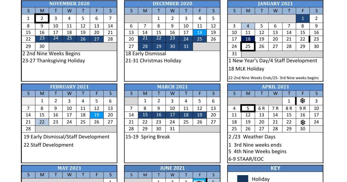 Paris ISD 2020-21 School Year Calendar | | theparisnews.com paris-isd-2020-21-school-year-calendar-theparisnews-com