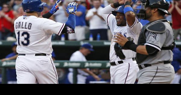 Rangers rookie Joey Gallo celebrates home run in interesting way