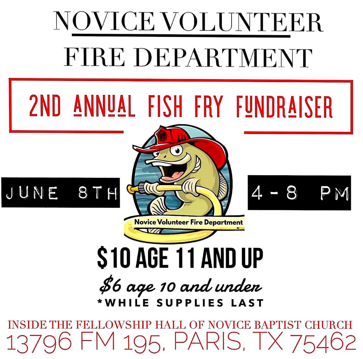 Novice firefighters plan second fish fry Free