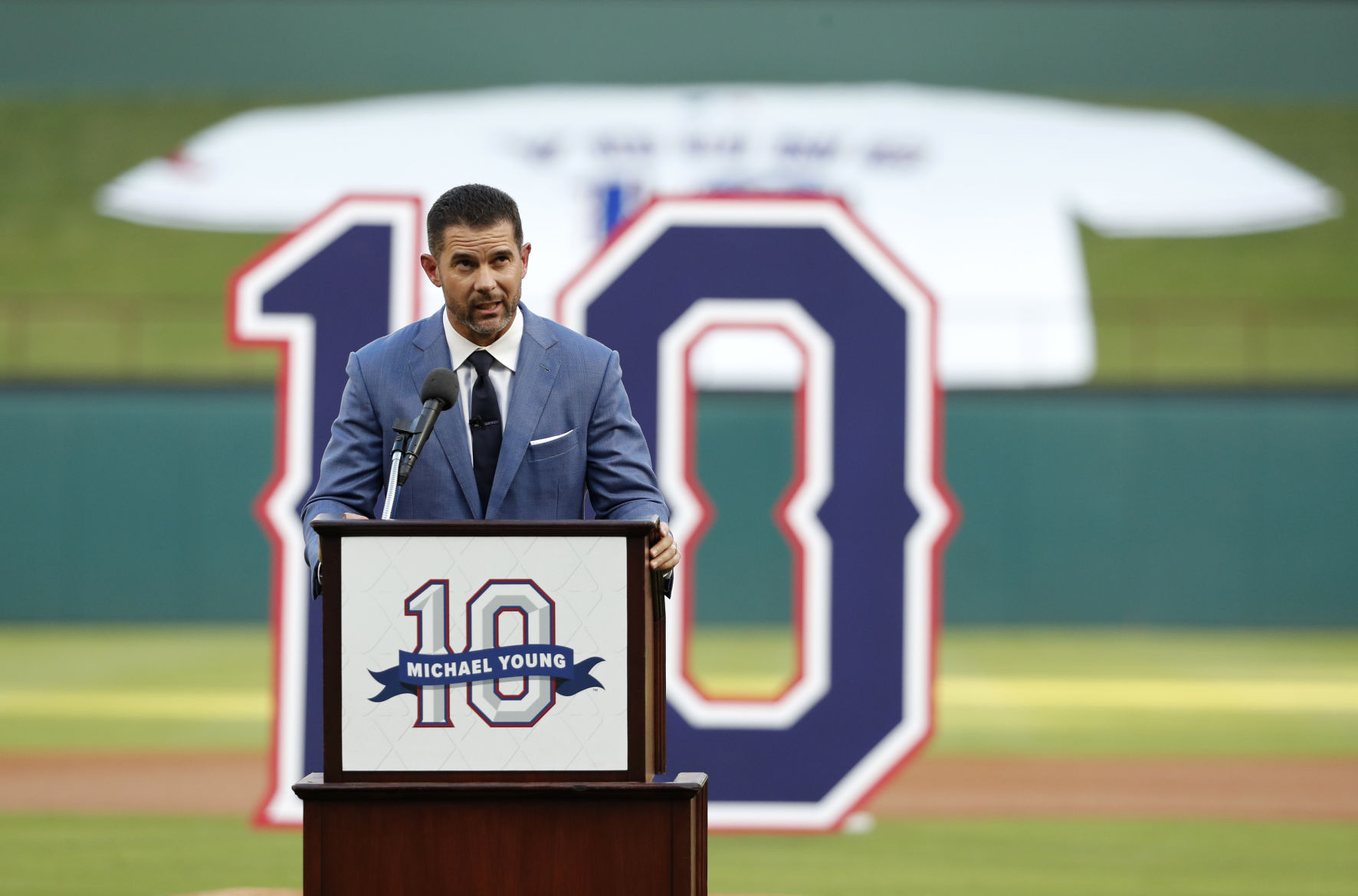 Michael young outlet jersey