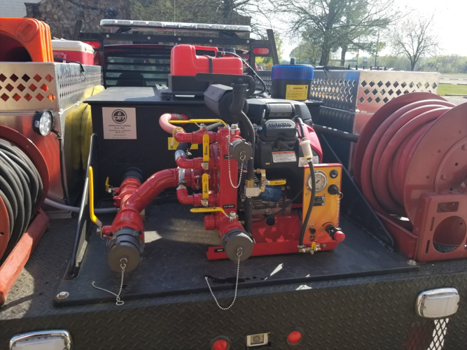 Powderly Volunteer Fire Department accepts grant for new firefighting