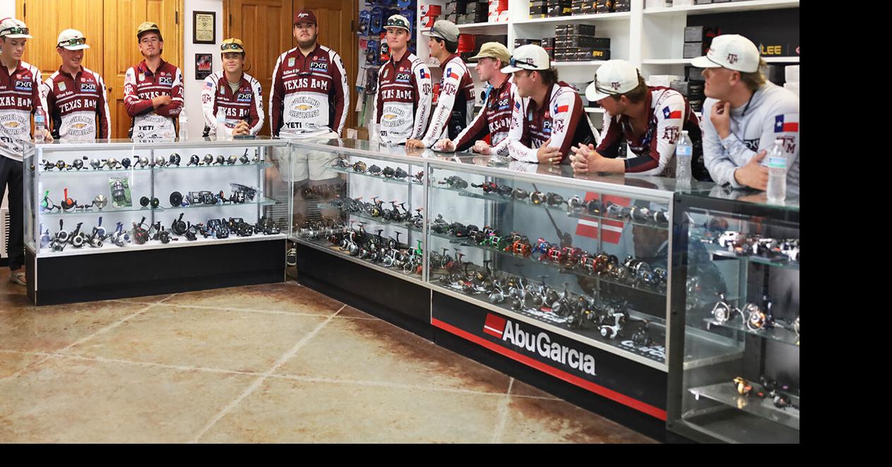 Casting some knowledge: Texas A&M University Bass Fishing team makes special stop at Brannan’s Bass Shop in Powderly