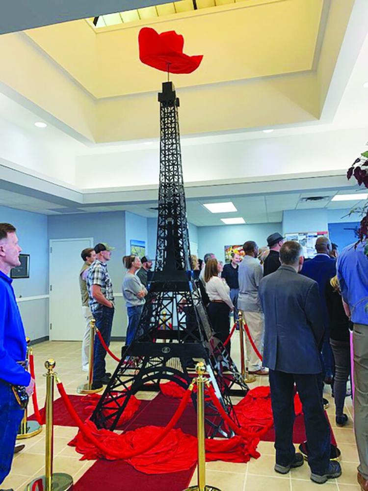 Eiffel Tower replica dedicated at Cox Field airport | Free ...