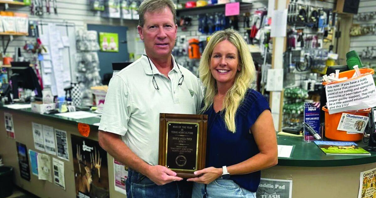 2025: #6 — Paris residents Shane and Angela Phifer Named “Man of the Year” by Texas County Agricultural Agents Association (Aug. 12, 2025) | Free