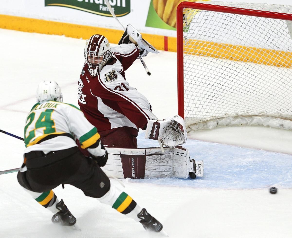 London bridge is falling down Peterborough Petes crack the Knights castle for third game in a row