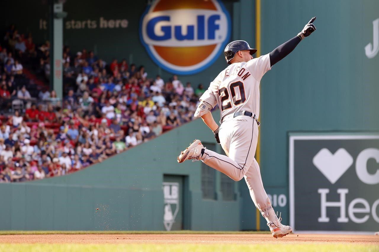 Torkelson homers, gets 3 hits to lead Tigers over Astros 6-3