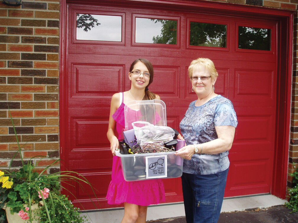 Local girl collects 124 pair of eyeglasses for Lions Club