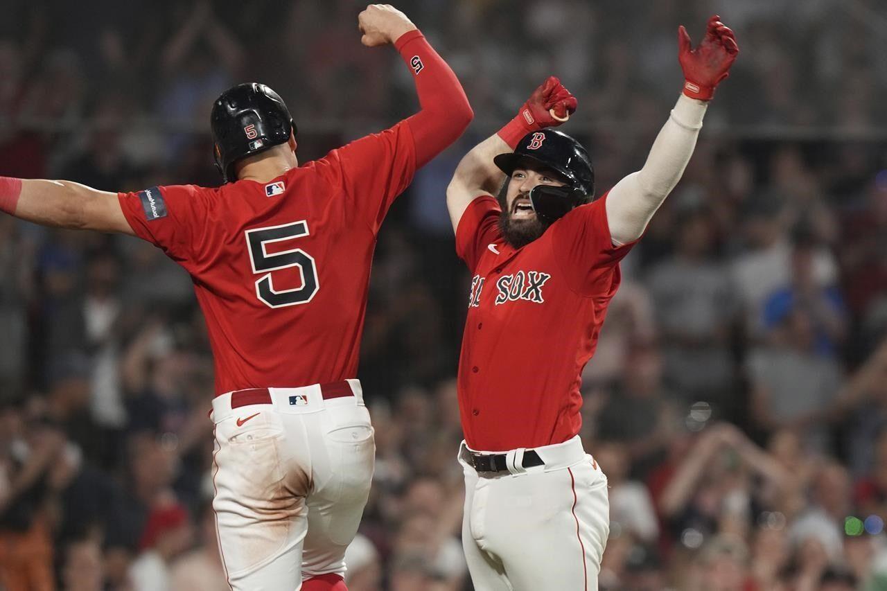 That's my twin': Alex Verdugo, Christian Arroyo in the middle of another  Red Sox' comeback win - The Boston Globe