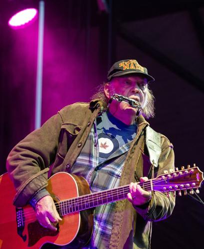 Neil Young performs show at Lakefield College School