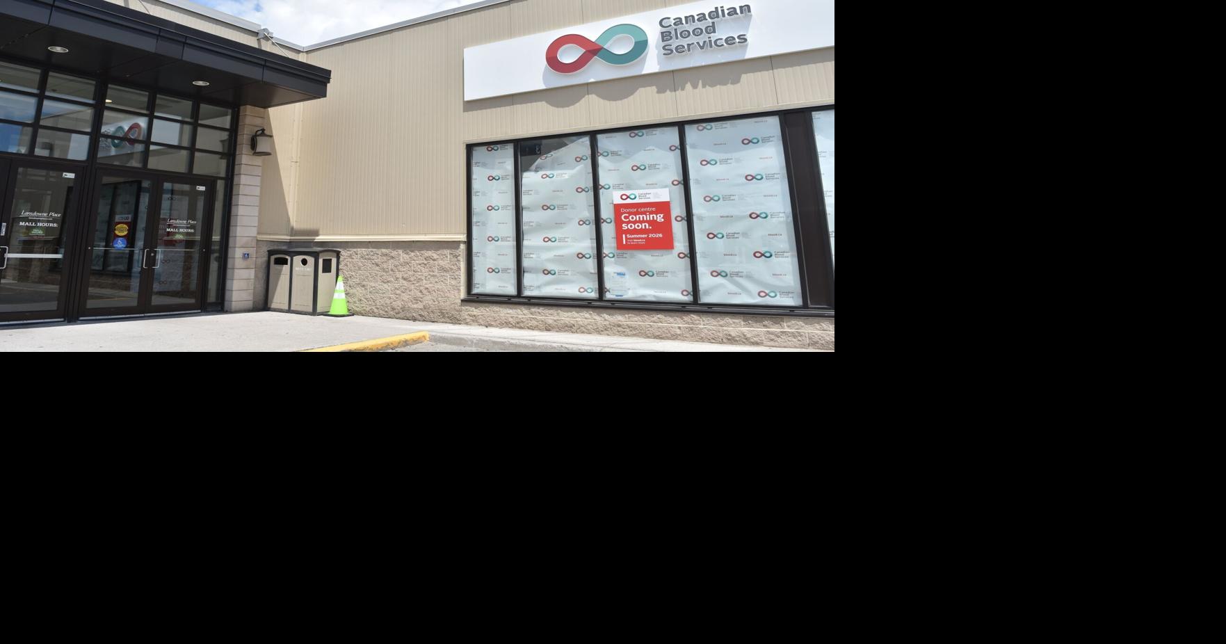 Canadian Blood Services moving Peterborough donor centre to larger space in Lansdowne Place mall