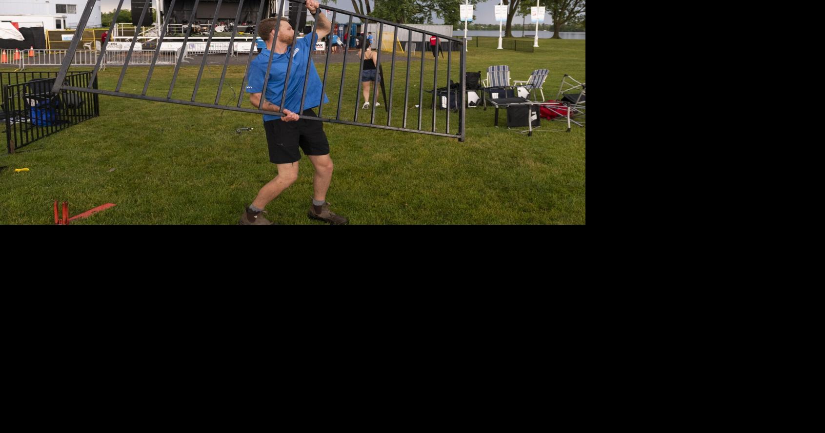 ‘I felt like Mary Poppins’: Del Crary Park under siege as high winds force Musicfest organizers, visitors to scramble for cover