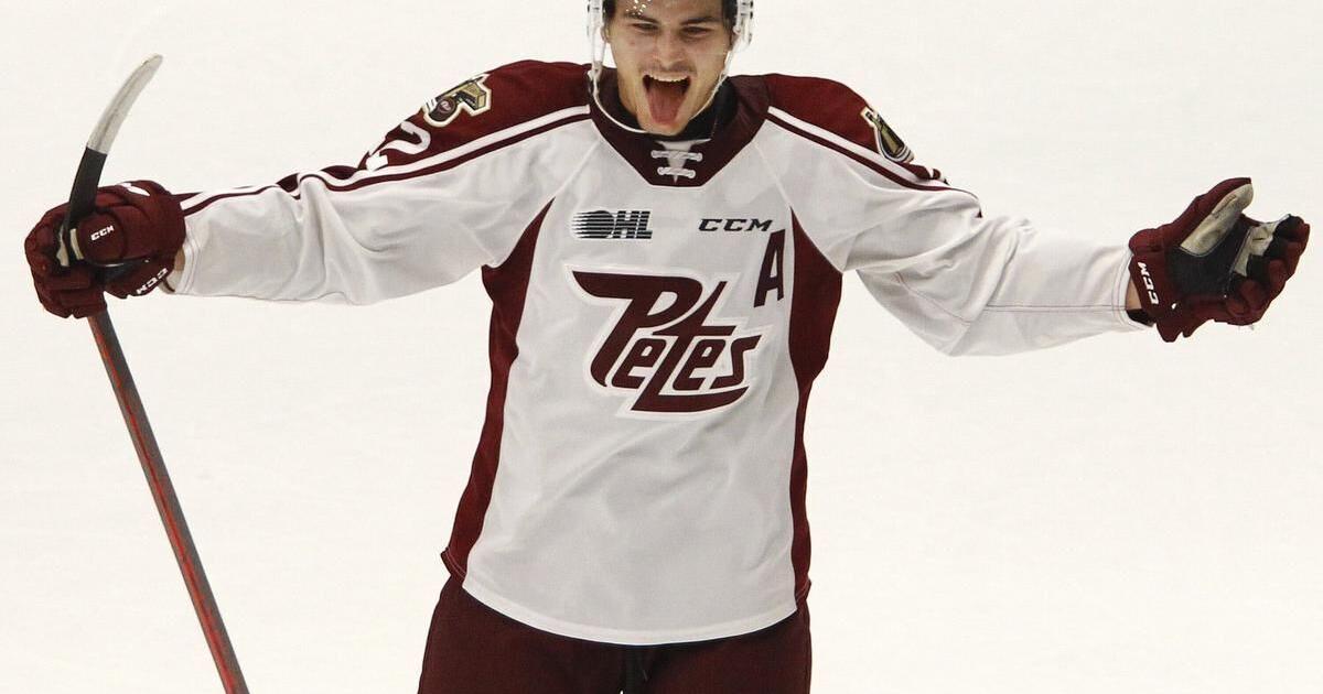 Peterborough Petes centre Tucker Robertson named OHL player of the week