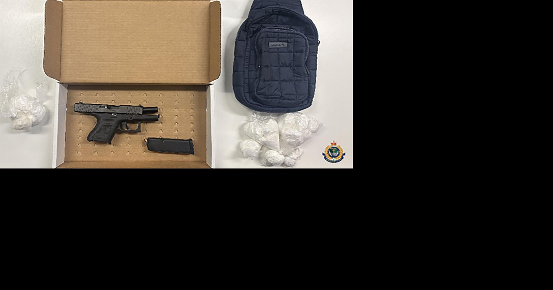 Loaded handgun, drugs seized in Peterborough