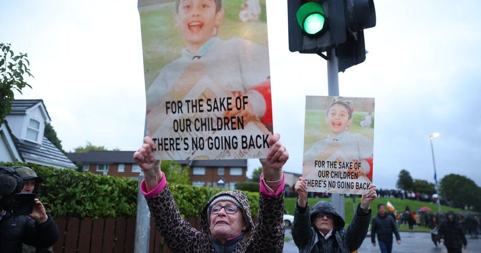 Tensions run high in Northern Ireland after contentious march given go - ahead