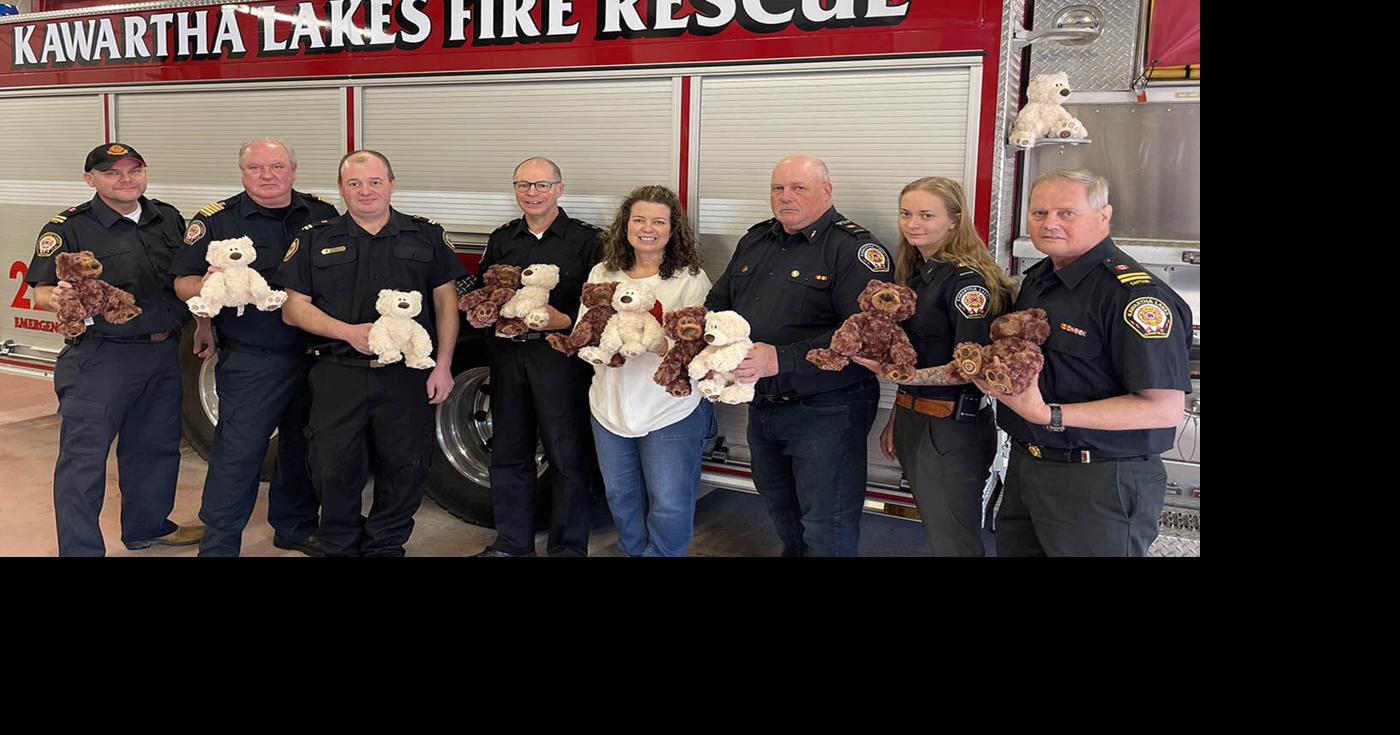 Cuddly critter donation helps comfort children in crisis in Kawartha Lakes
