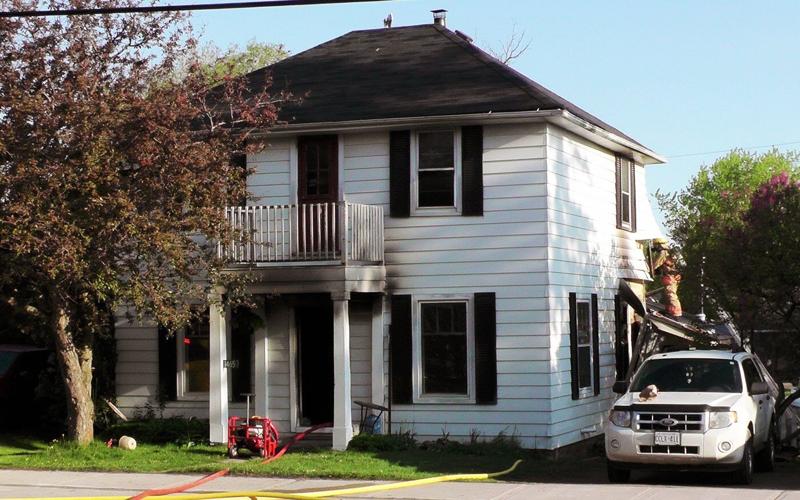 Bethany house fire closed Highway 7A for two hours Wednesday morning