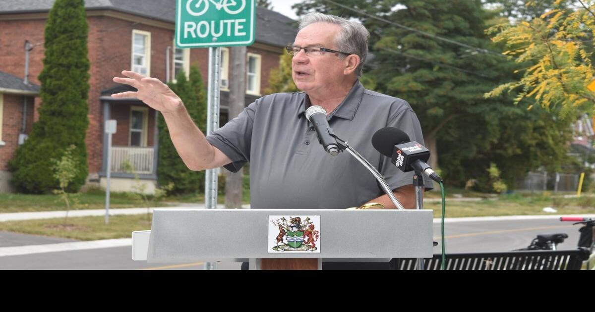 Peterborough celebrates first bicyclepriority street