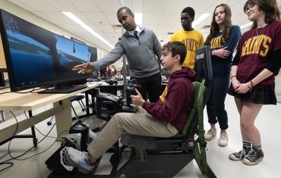 Flight Simulator students