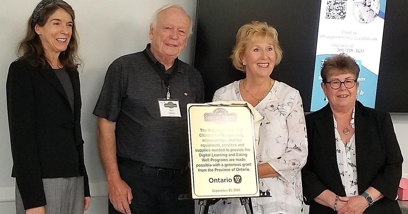 Grant funds programs for older adults in Bobcaygeon