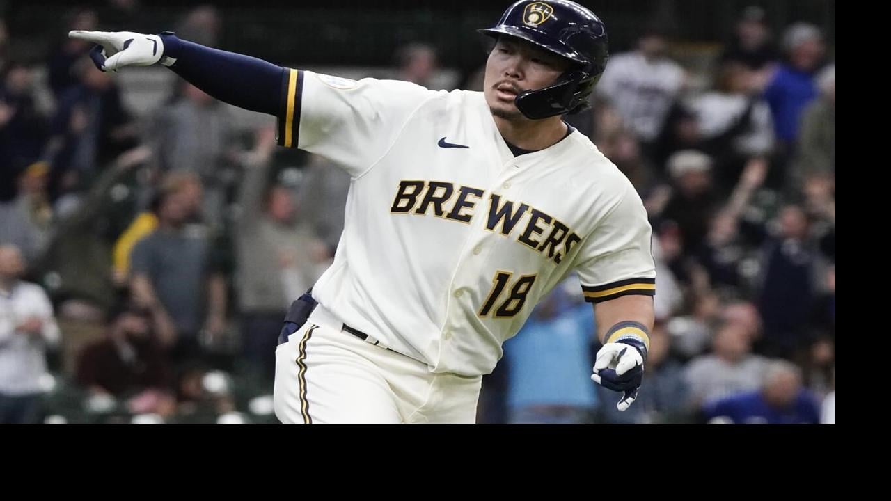 Canha's grand slam in 8th gives NL Central-leading Brewers a 9-5