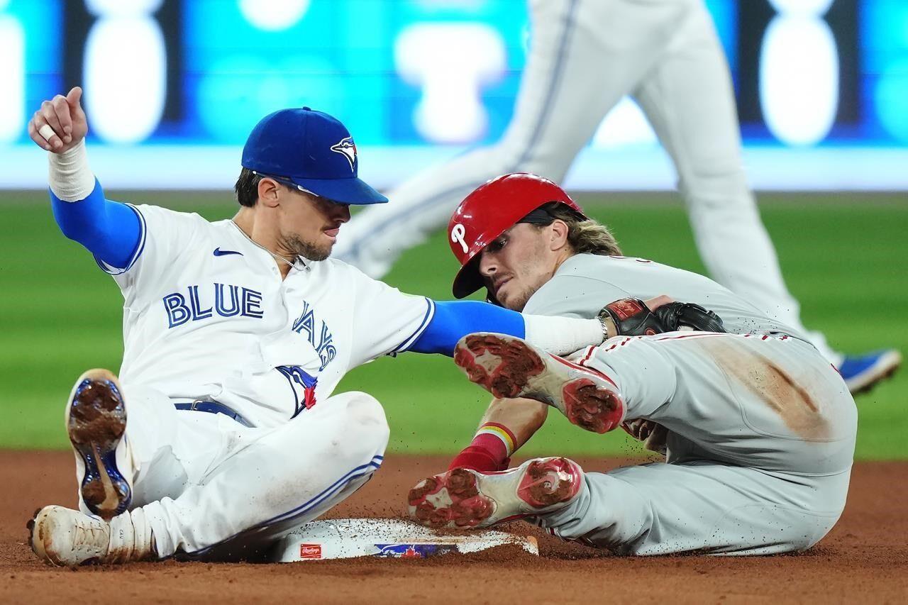 Cavan Biggio's glove will travel with Jays, if his bat keeps up