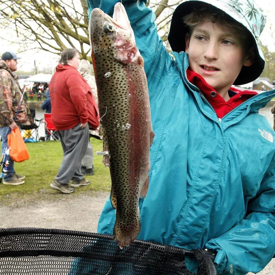 Walter is caught at Peterborough's Under the Lock Fishing Derby