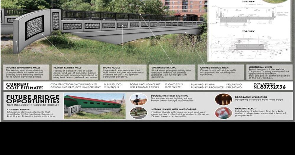 Proposed bridge design draws mixed reaction from Port Hope