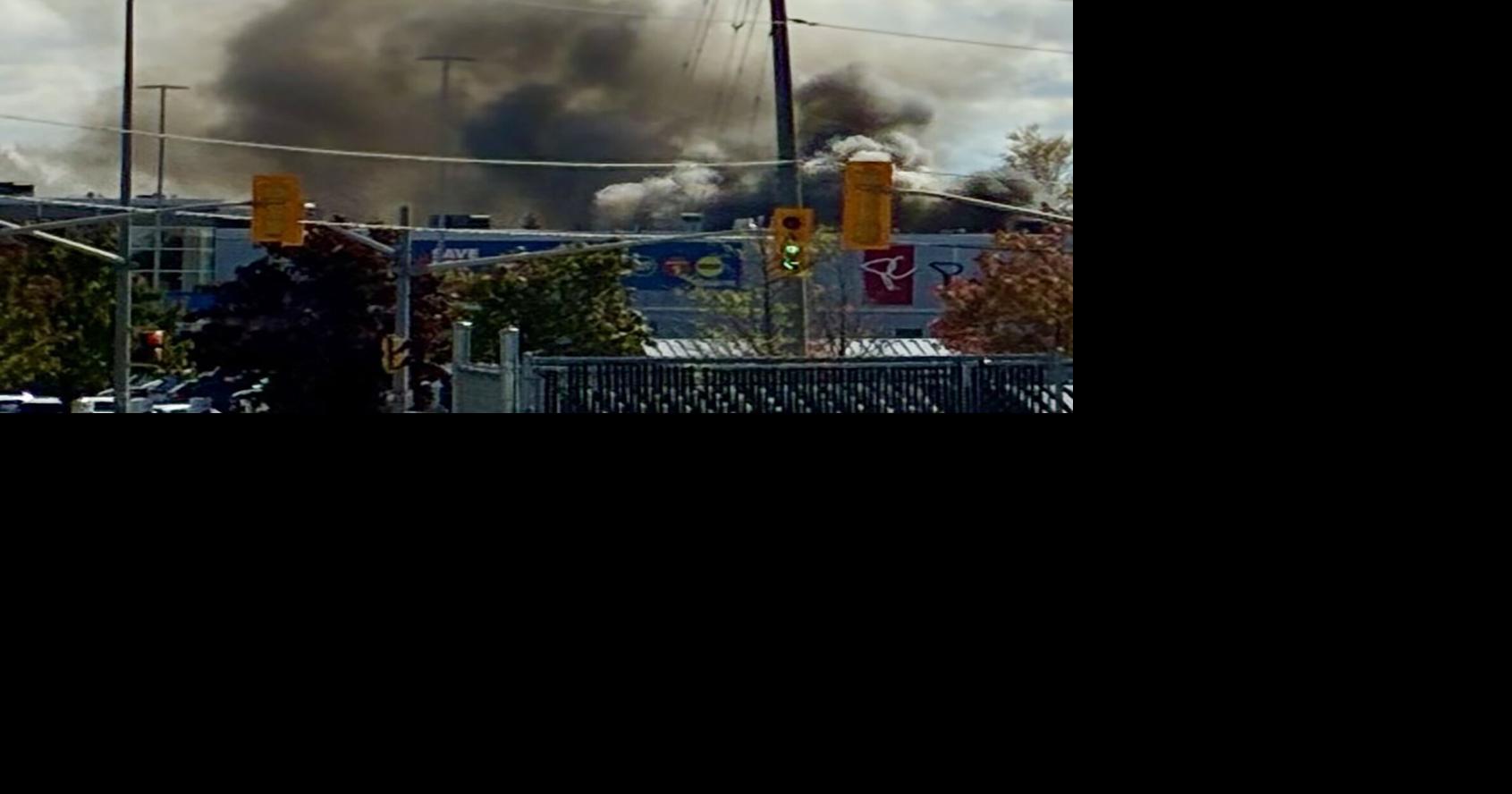 Emergency crews respond to scrap yard fire