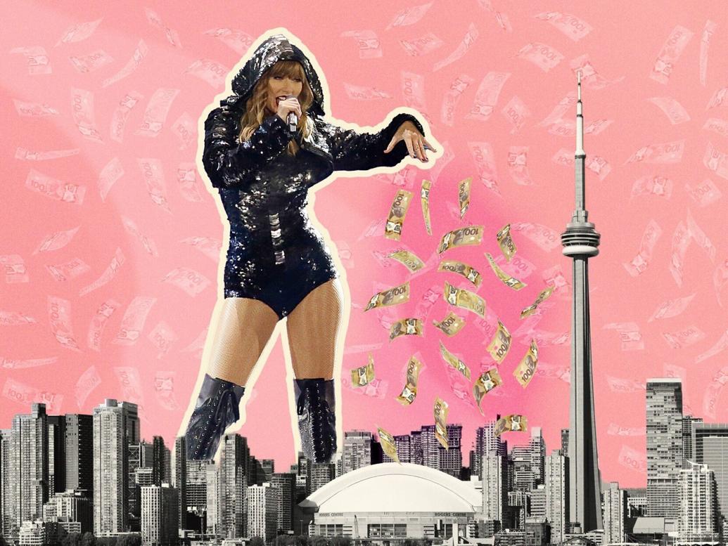 How much is Taylor Swift expected to lift Toronto’s economy?