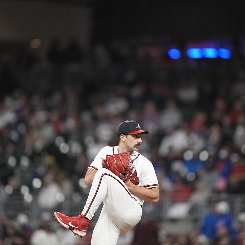 March 15, 2023, North Port FL USA; Atlanta Braves starting pitcher Spencer  Strider (99) and catcher Sean Murphy (12) take the field at the start of an  Stock Photo - Alamy