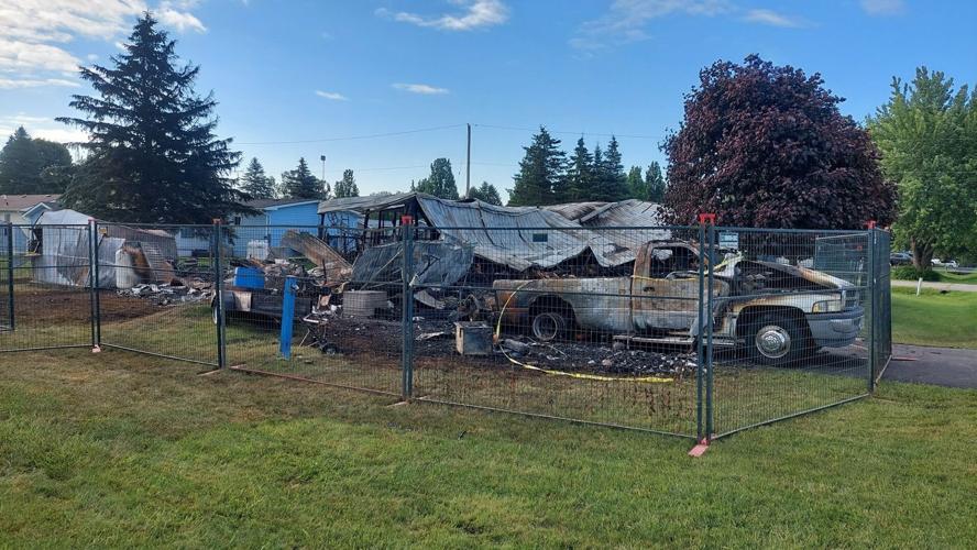 Fire destroys residence at mobile home park north of Lindsay
