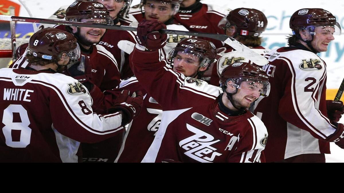 🏒 After a 5-3 win, the @Peterborough Petes are one win away from